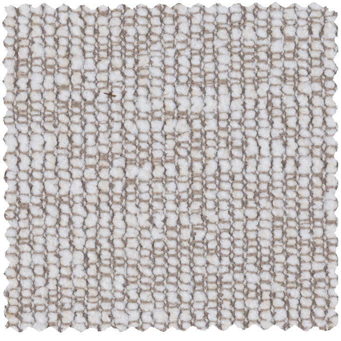 WOOOD Mojo Poef - Bouclé - Ecru Melange - 45x84x64