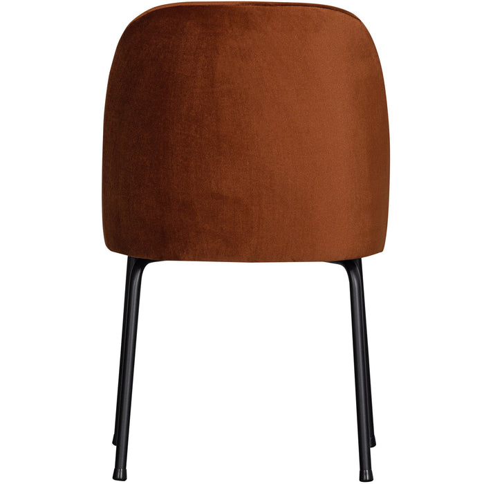 WOOOD Vogue Eetkamerstoelen - Fluweel - Roest - Set van 6