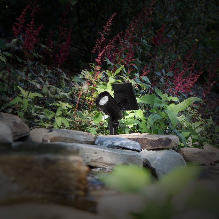 KS Verlichting Set 6 stuks LED Solar tuinspot zwart