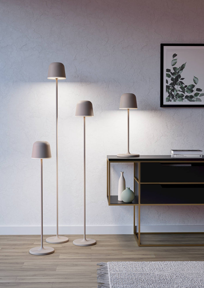 EGLO Mannera-L Staande lamp - USB-C - H 140 cm - Zand