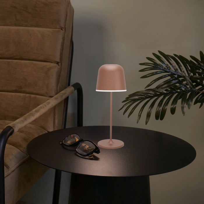 EGLO Mannera-S Tafellamp|Priklamp - USB-C - H 20 cm - Roestbruin