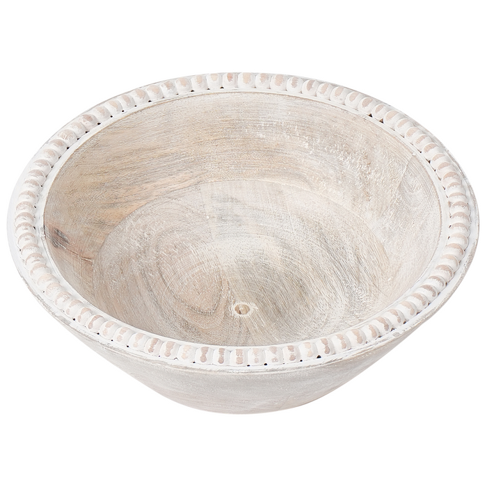 Beliani - TANTA - Set van 3 schalen - Lichtbruin - Mangohout