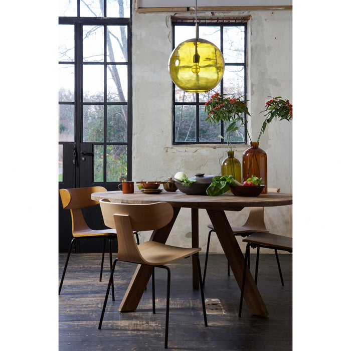 WOOOD Form Eetkamerstoelen - Hout - Bruin - Set van 6