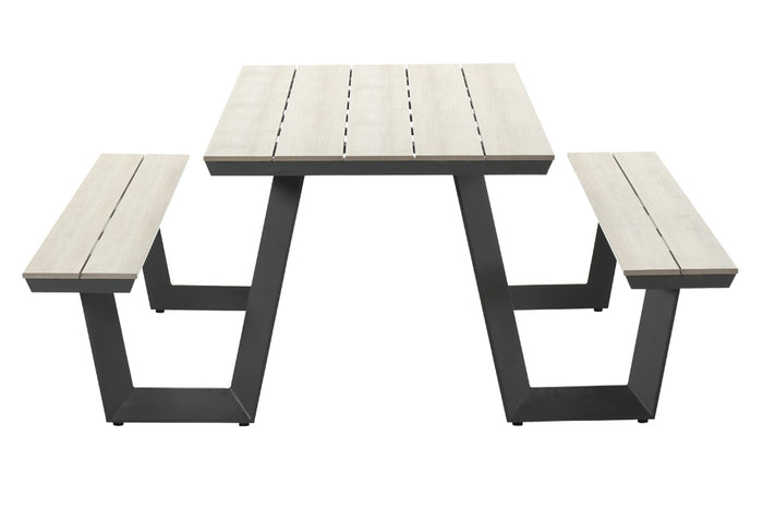 Garden Impressions Bell picknickset 200 x 178 cm. - Carbon black