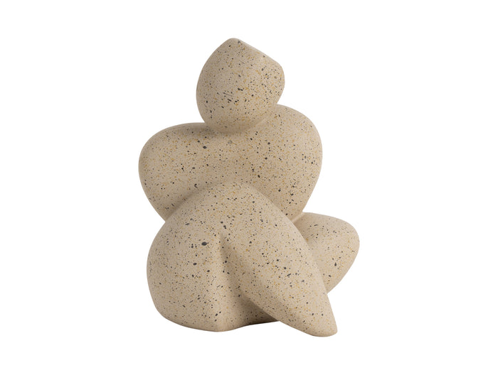 Present Time - Beeld Abstracto Tip Small - Zachtbruin