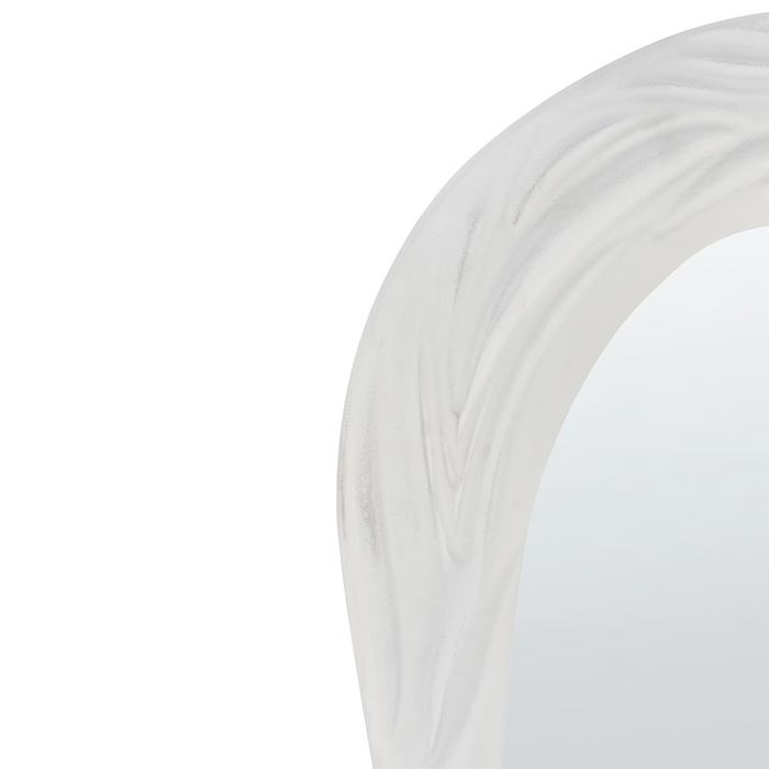 Beliani - GUICLAN - Wandspiegel - Wit - MDF