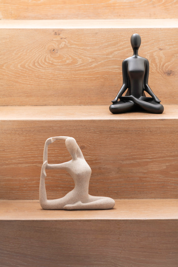 Present Time - Beeld Open Lotus - Zwart