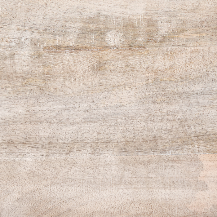 Beliani - QUENA - Set van 2 dienbladen - Lichtbruin - Mangohout