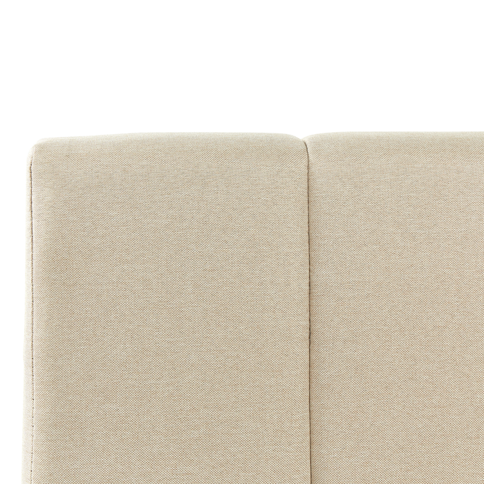 Beliani-DREUX-Bed met opbergruimte-Beige-160 x 200 cm-Polyester