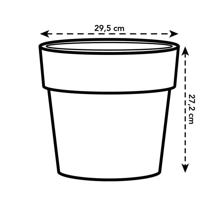 elho B.for Original Rond 30 - Living black (Zwart) - Ø 30 x H 27 cm -