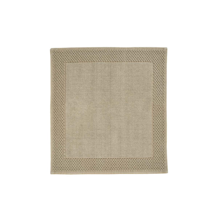 Yuna Badmat Almond | 60 x 60 cm | Bruin | Katoen