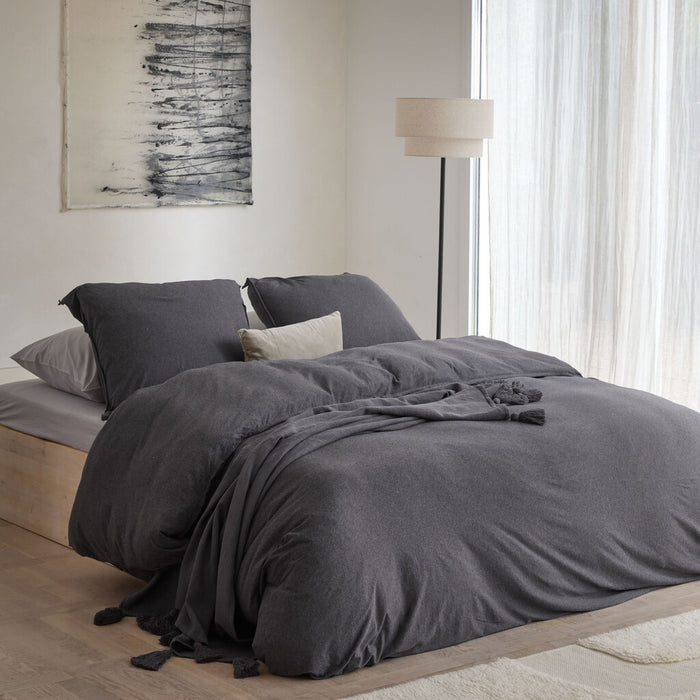 Walra - Dekbedovertrek Soft Comfort - 140x220 - Antraciet