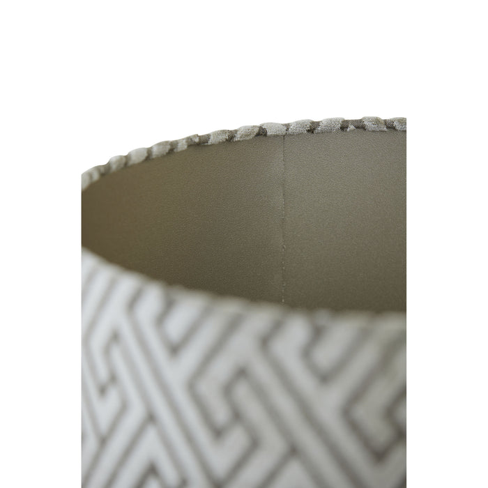 Light & Living Cilinder Lampenkap Maze - Taupe - Ø40x30cm
