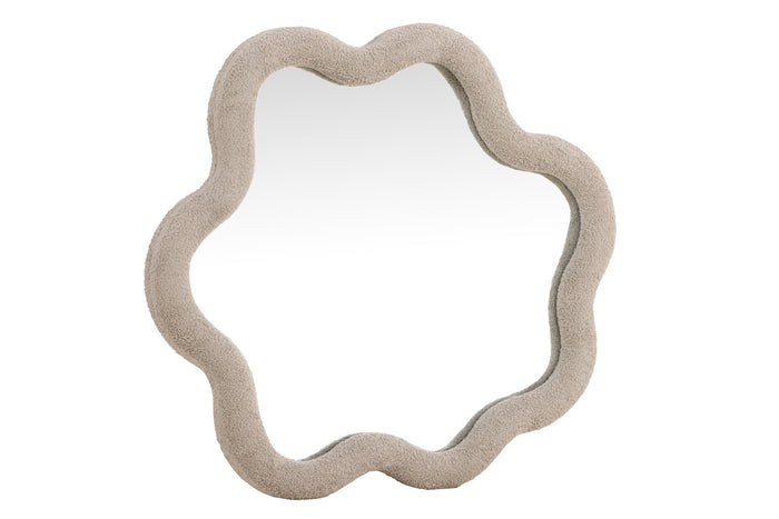 Fjôrd - Spiegel Beige Bouclé - 70x70x3,5cm - Kungsbacka