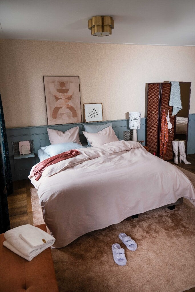 Dindi Home - Dekbedovertrek Forever Colours - 140x220 - Roze