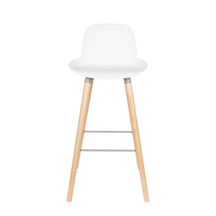 Zuiver Albert Kuip Barkruk 75 cm Wit - Set van 2