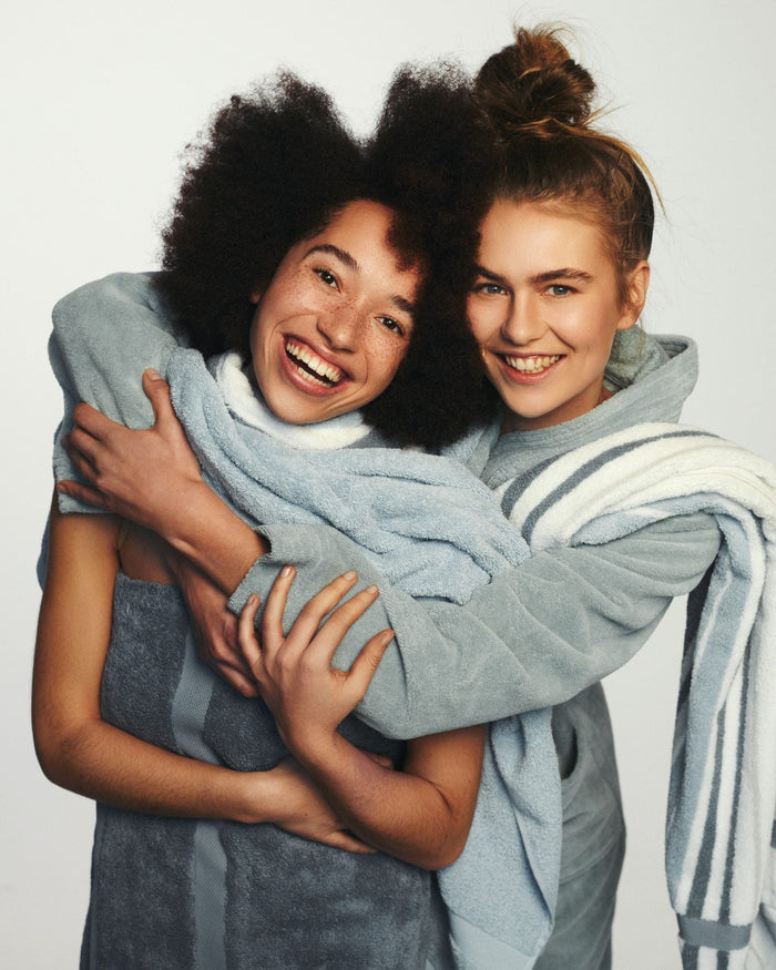 Ranger Badtextiel Misty Blue | 90 x 180 cm | Blauw | Katoen