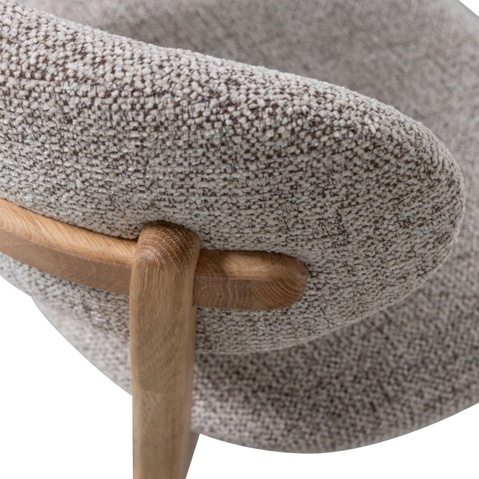 WOOOD Udar Eetkamerstoelen Houten Frame - Naturel - Set van 6