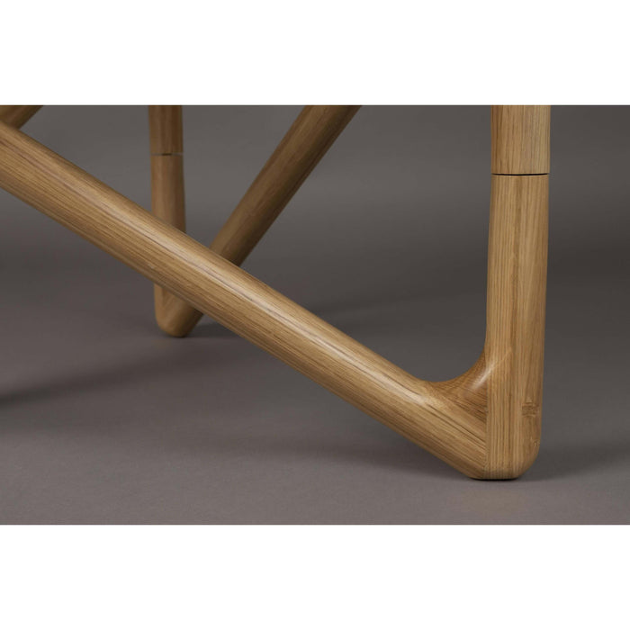 Dutchbone Naia Salontafel Rond 80 cm Hout Natural - Transparant