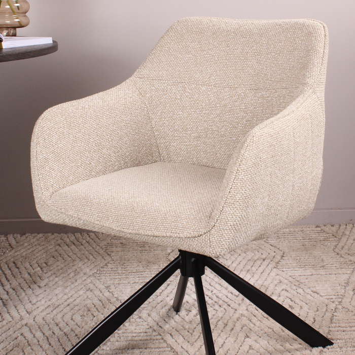 DS4U Seff armstoel terugdraai - champagne