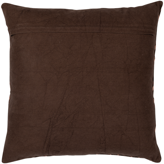 WOOOD Aziz Kussens - Velvet stof - Bruin|Naturel - Set Van 3