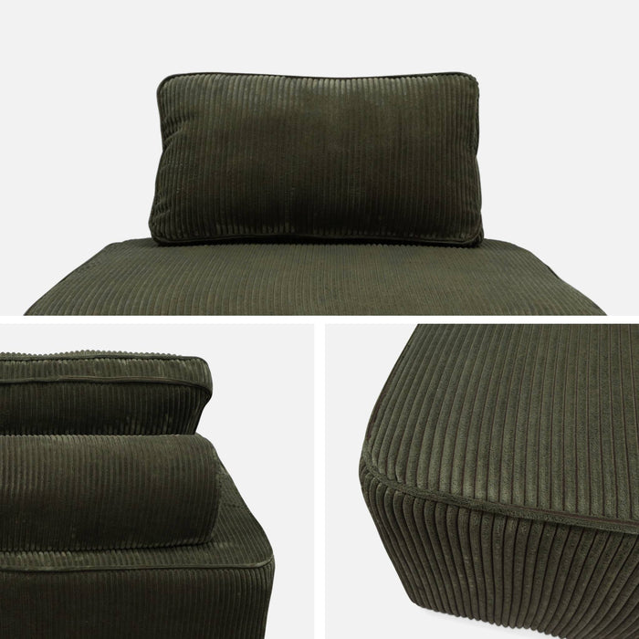 sweeek - Fauteuil corduroy 1 zitplaats