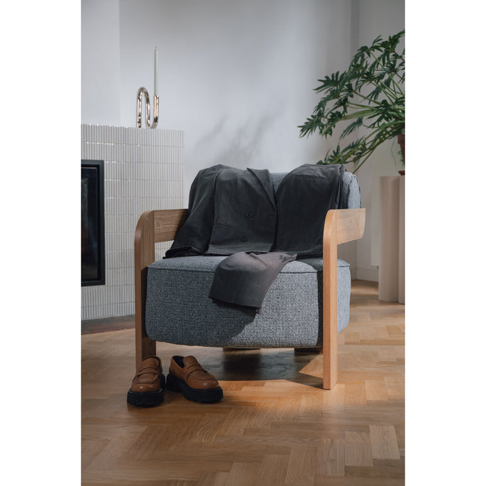 Zuiver Oolong Fauteuil Blauw| Grijs