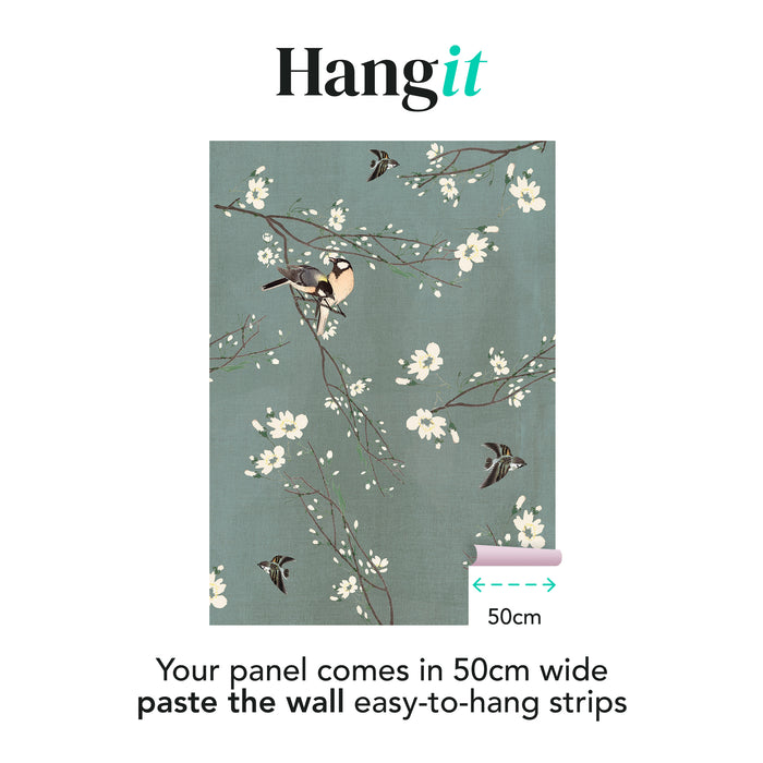 Art for the Home Fotobehang - Birds & Blossom - 200x280