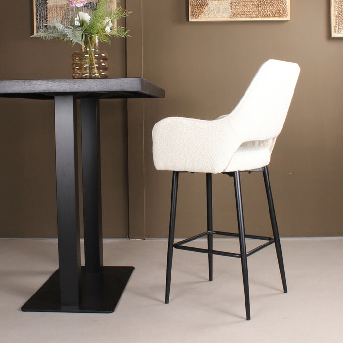 DS4U Lenon barkruk boucle 2.0 - 65 cm - ivoor