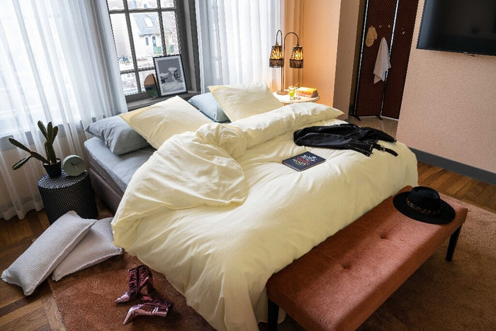 Dindi Home - Dekbedovertrek Forever Colours - 240x220 - Geel