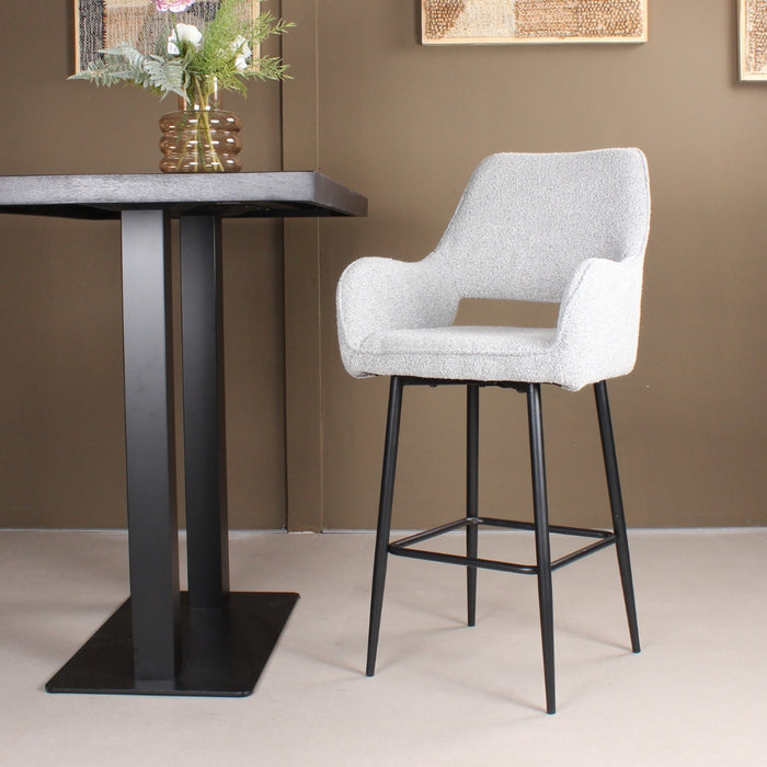 DS4U Lenon barkruk boucle 2.0 - 65 cm - grijs