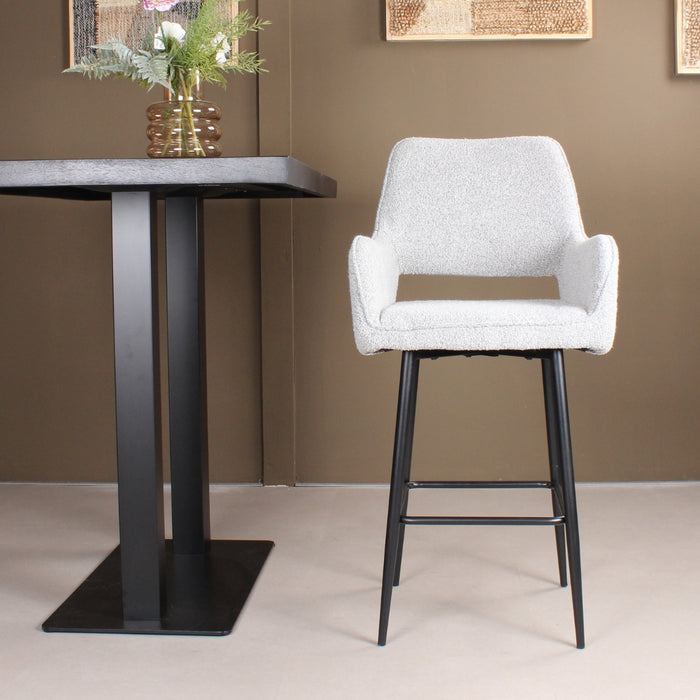 DS4U Lenon barkruk boucle 2.0 - 65 cm - grijs