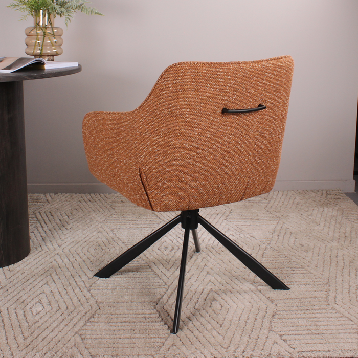 DS4U Seff armstoel terugdraai - roestbruin