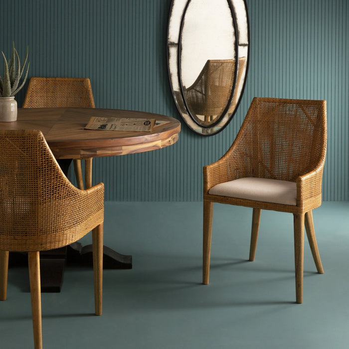 Calicosy - Rieten ligstoel H 88 cm - JULIE - Hout