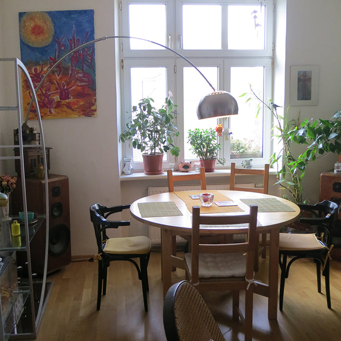 QAZQA Moderne booglamp staal verstelbaar - Grande