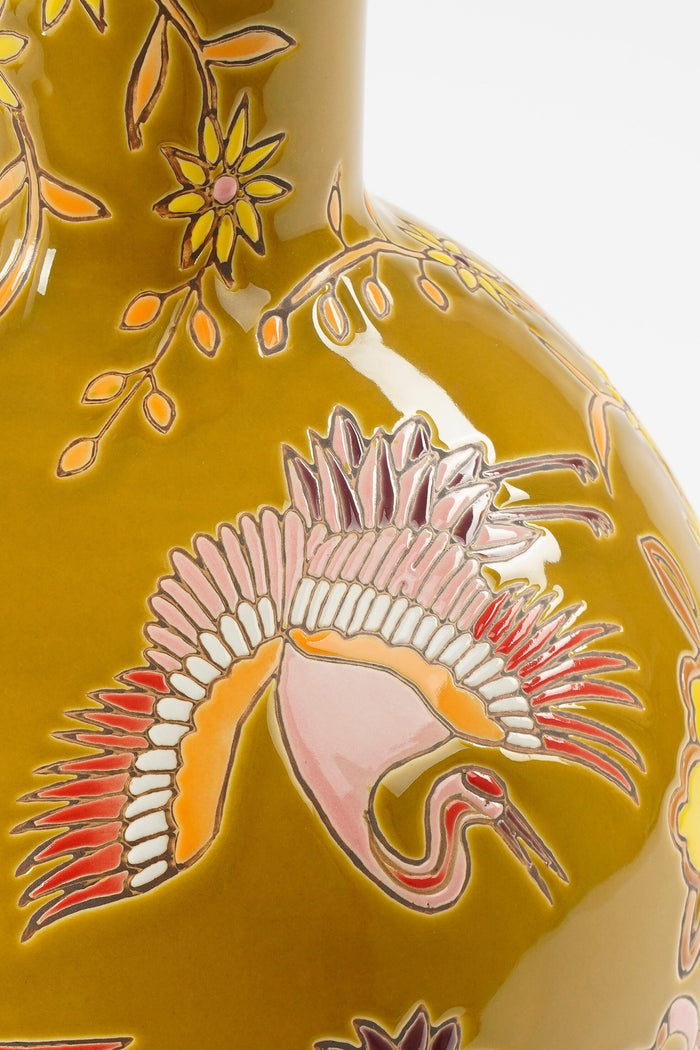 Mica Decorations Eloise Vaas - H47 x Ø22 cm - Keramiek - Oker