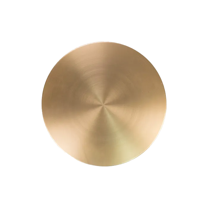 Artichok Manon Ronde Bijzettafel met Marmeren Voet - Goud