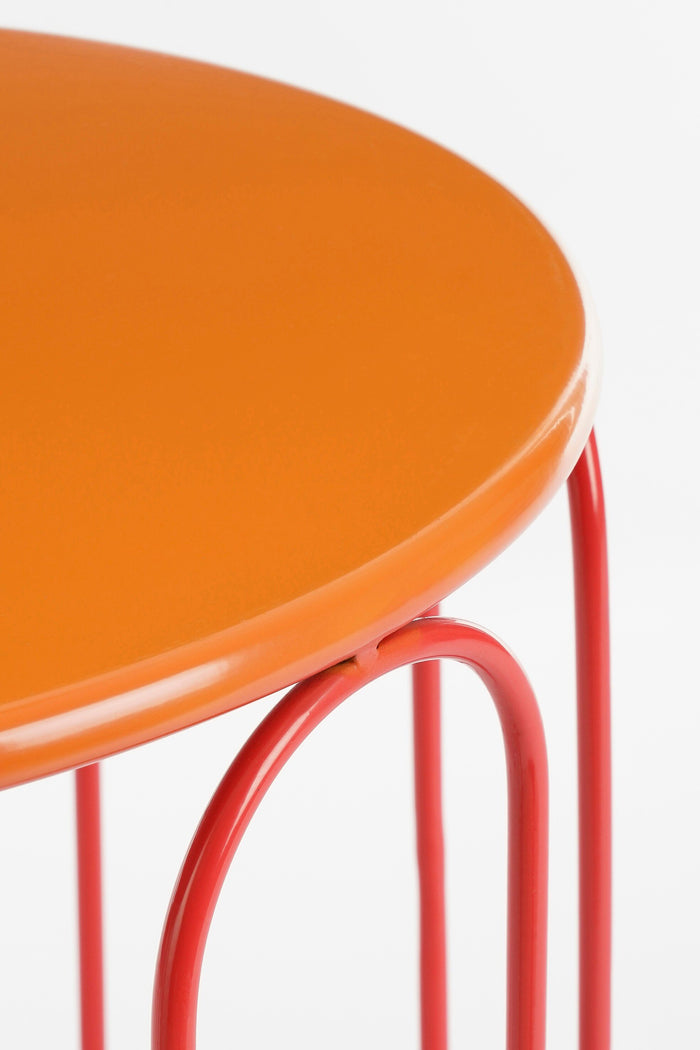 Mica Decorations Dione Bijzettafel - Set van 2 - H40 x Ø46 cm - Metaal