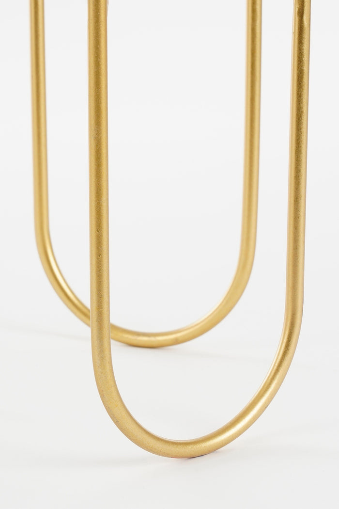 Mica Decorations Donau Bloempot op Standaard - Set van 2 - Metaal