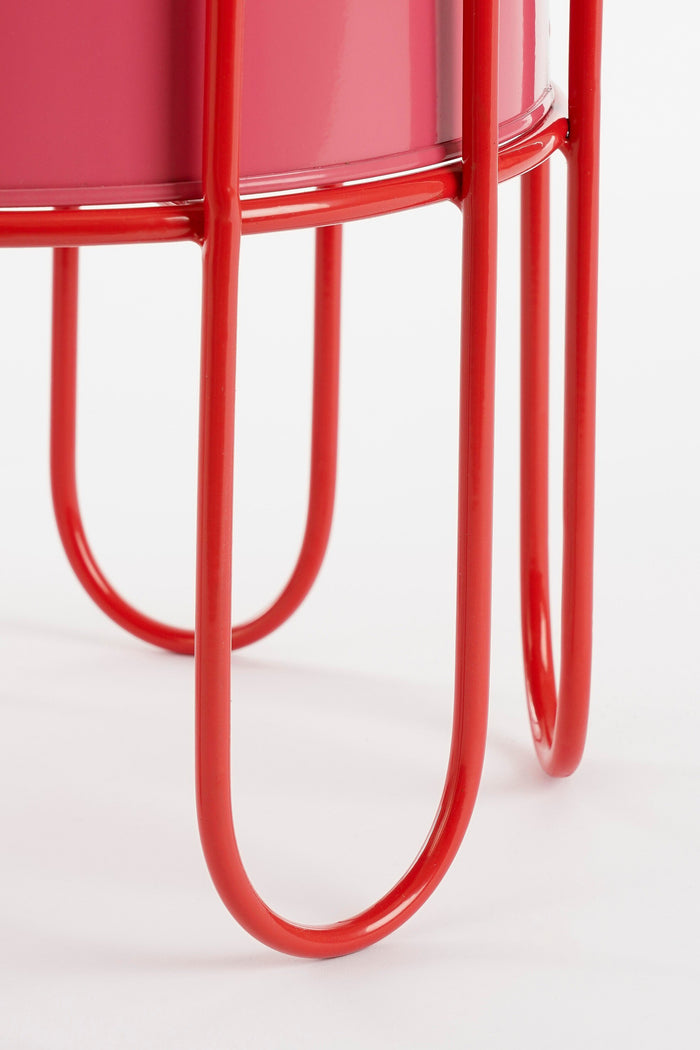 Mica Decorations Dione Bloempot op Standaard - Set van 2