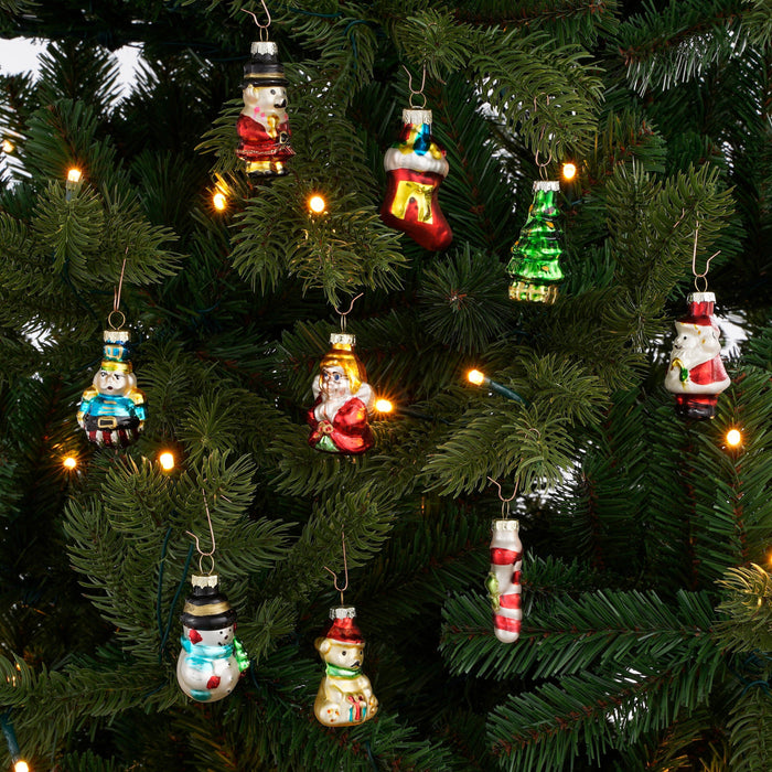 Mica Decorations Kerst Ornamenten - Set 20 stuks - Glas - Groen