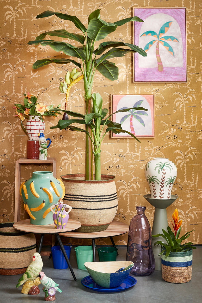 Mica Decorations Paradiso Vaas - H32 x Ø26 cm - Keramiek - Off-white