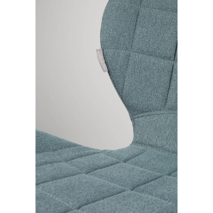 Zuiver OMG Eetkamerstoelen Blauw - Set van 2