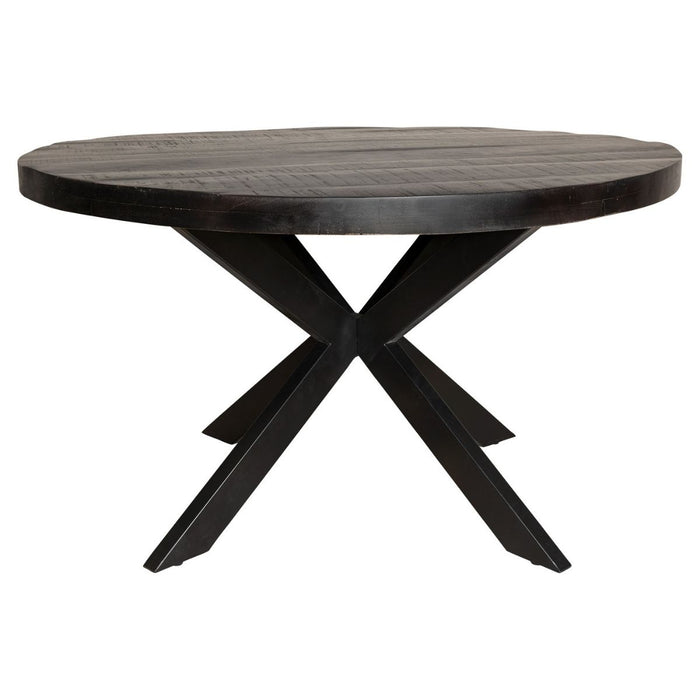 Starfurn Eetkamertafel Denver Black | Rond | 140 cm
