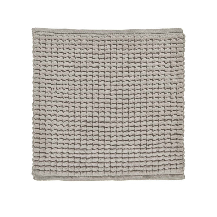 Axel Badmat Truffle | 60 x 100 cm | Grijs | Beige | Katoen | Polyester