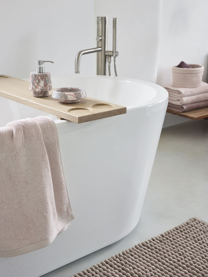 Axel Badmat Nude | 60 x 60 cm | Beige | Katoen | Polyester