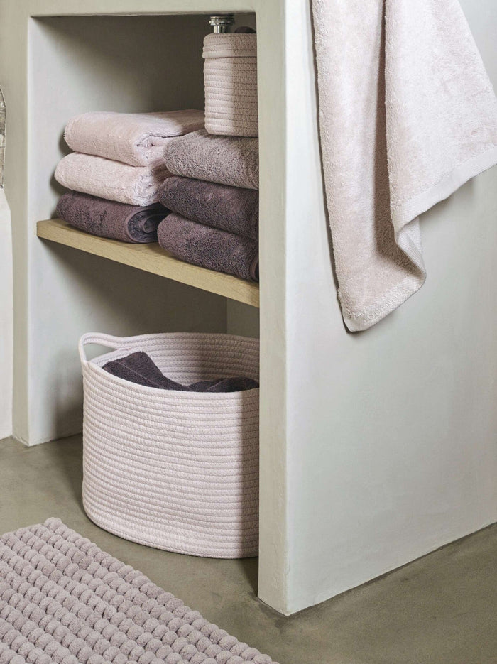 Axel Badmat Nude | 60 x 60 cm | Beige | Katoen | Polyester