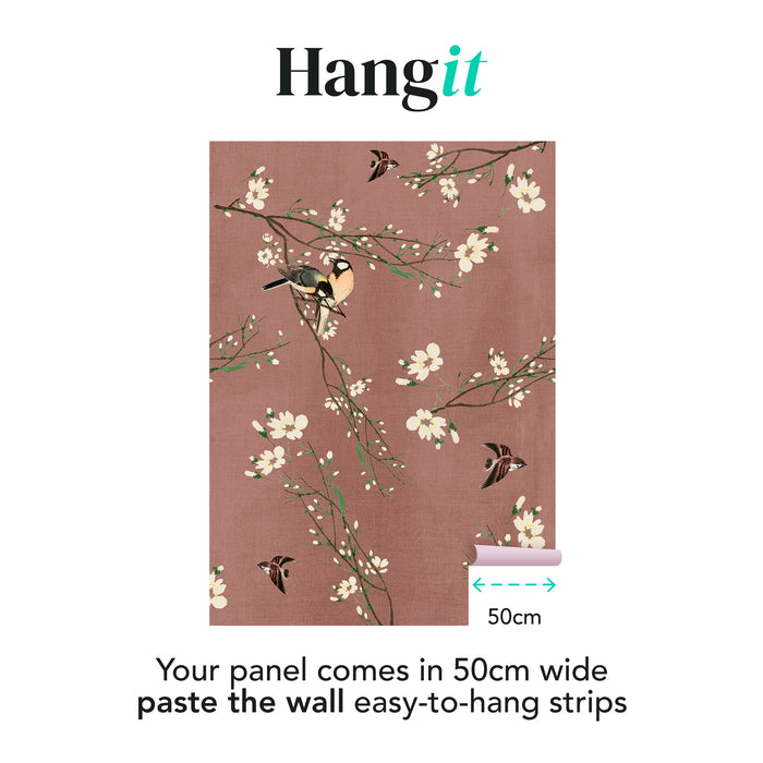 Art for the Home Fotobehang - Birds & Blossom - 200x280