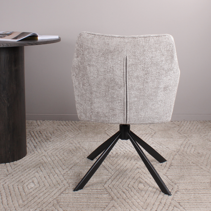 DS4U Lucky armstoel terugdraai - grijs