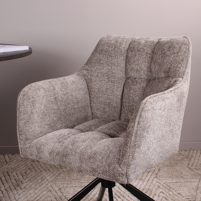 DS4U Lucky armstoel terugdraai - grijs